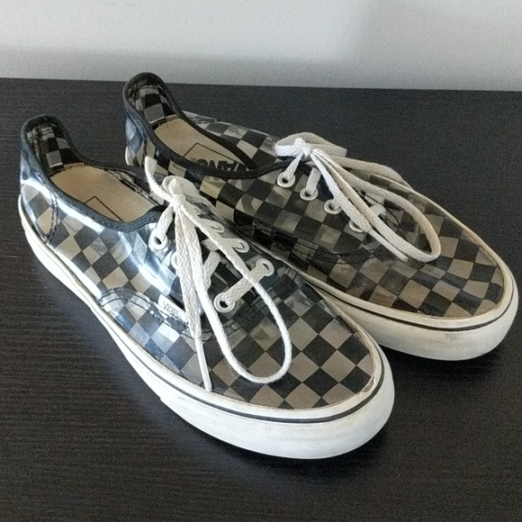 clear vans shoes